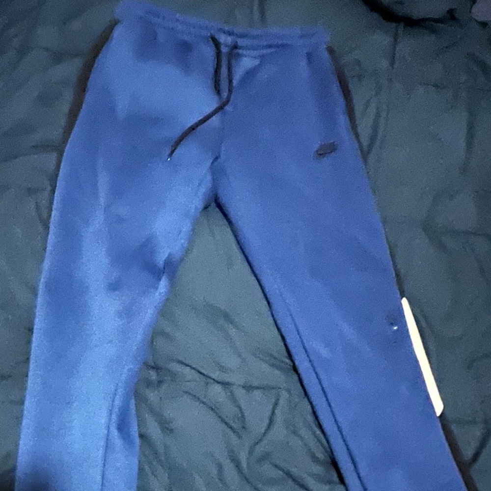 Blue Nike joggers